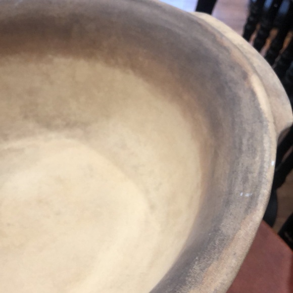 Pampered chef stoneware baking or mixing bowl 13 x 12” +4 inches deep - Picture 2 of 5